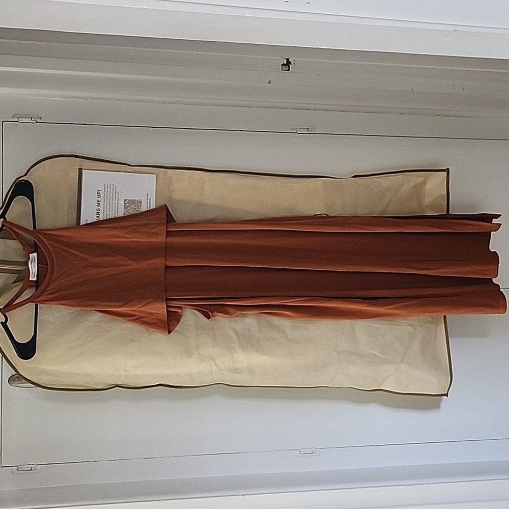 Orange dress "It's too cool for school" size medium